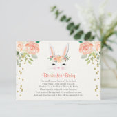 ベビー用の書籍、イースターバニーの書籍要求の挿入 エンクロージャーカード (スタンド正面)