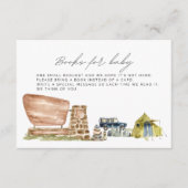 ベビー用の書籍、赤ちゃんシャワー囲いカード、国 エンクロージャーカード (正面)