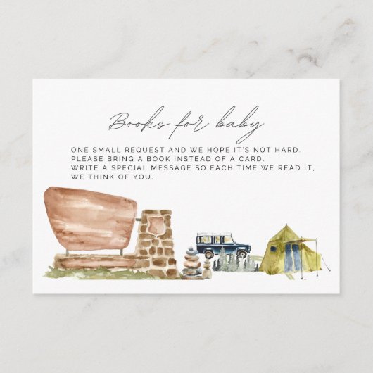 ベビー用の書籍、赤ちゃんシャワー囲いカード、国 エンクロージャーカード (正面)