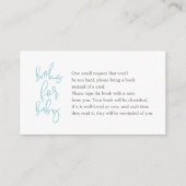 ベビー用の本、クリエイティブティファニーグレースクリプト エンクロージャーカード (正面)