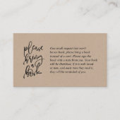 ベビー用の本、クリエイティブ素朴なクラフトスクリプト エンクロージャーカード (正面)