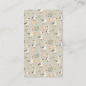 ベビー用の水色ガチョウの本 – エンクロージャカード エンクロージャーカード (裏面)