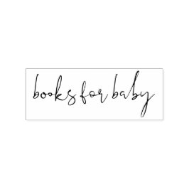 ベビー用の署名スクリプトレタリングブック ラバースタンプ