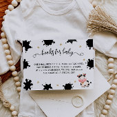 ベビー用の聖なる牛の水のカラーブック エンクロージャーカード