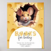 ベビー用の赤ちゃんシャワーブック ポスター (正面)