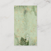 ベビー用ウッドランド動物緑化林ブック エンクロージャーカード (裏面)