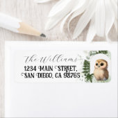 ベビー用ウッドランド動物緑化林ブック ラベル (インサイチュ)