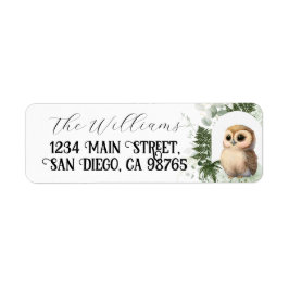 ベビー用ウッドランド動物緑化林ブック ラベル