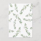 ベビー用ウッドランド緑化森林動物 エンクロージャーカード (裏面)