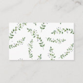 ベビー用ウッドランド緑化森林動物 エンクロージャーカード (裏面)