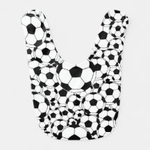 ベビー用スタイ おさかなスポーツファン サッカーボールプリントスタイ