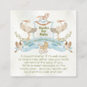 ベビー用ストーククレストウォーターカラーブック スクエア名刺 (正面)