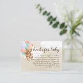 ベビー用テ数々のディベア色バルーン帳 エンクロージャーカード (スタンド正面)