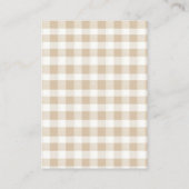 ベビー用パイベイビーシャワーブック エンクロージャーカード (裏面)