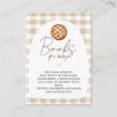 ベビー用パイベイビーシャワーブック エンクロージャーカード (正面)