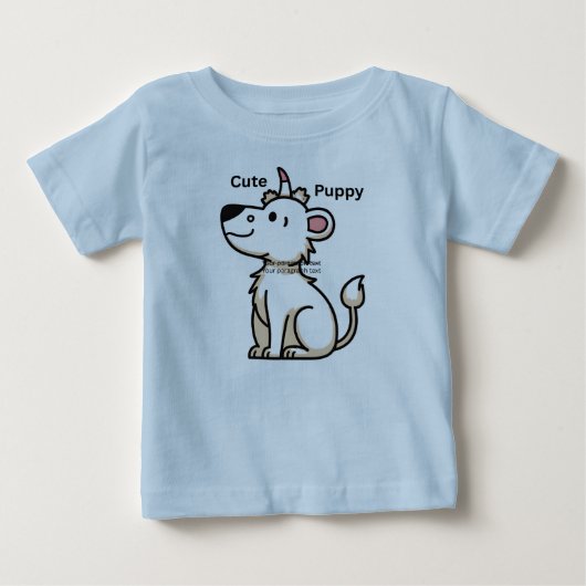 ベビー用ファインジャージーTシャツ ベビーTシャツ (正面)