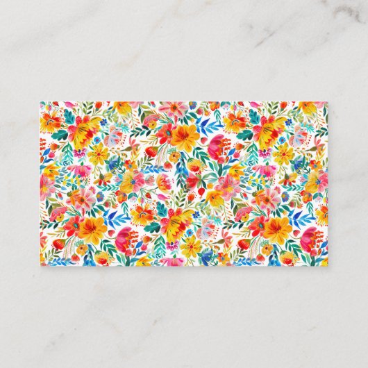 ベビー用ブックスフィエスタベビーシャワー エンクロージャーカード (裏面)