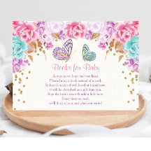 ベビー用ブック、バタフライブックリクエストの挿入