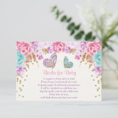 ベビー用ブック、バタフライブックリクエストの挿入 エンクロージャーカード (スタンド正面)