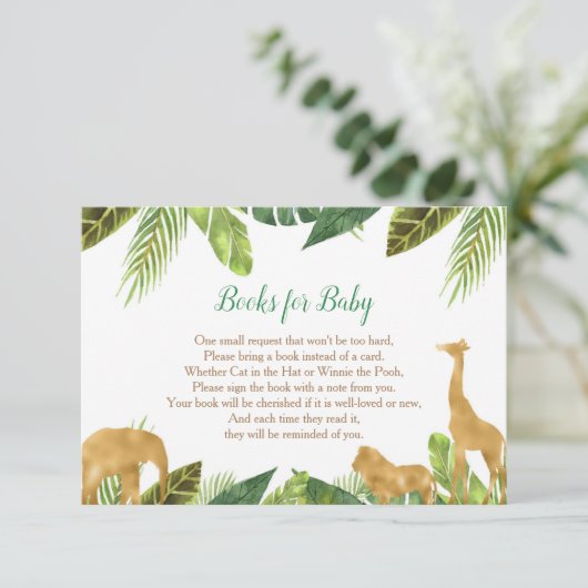 ベビー用ブック、Safariブックリクエストの挿入 エンクロージャーカード (スタンド正面)