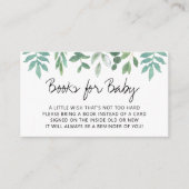 ベビー用ベビーシャワー本 エンクロージャーカード (正面)