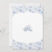 ベビー用ママ付きチノイスリーレモンティーアドバイス 招待状 (裏面)