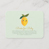 ベビー用リトルスウィートレモンベビーシャワーブック エンクロージャーカード (正面)