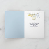 ベビー用乳母車テディベア カード (内部)