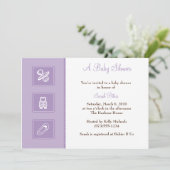ベビー用品 ベビーシャワー招待状 招待状 (スタンド正面)