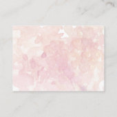 ベビー用桃色フローラ書籍 エンクロージャーカード (裏面)