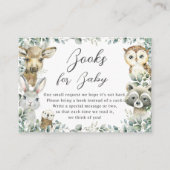 ベビー用森林緑の本 エンクロージャーカード (正面)