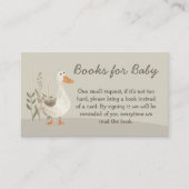 ベビー用水彩ガチョウの本 – エンクロージャカード エンクロージャーカード (正面)