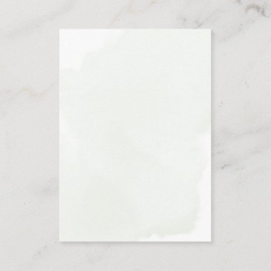 ベビー用男女兼用フローラ書籍 エンクロージャーカード (裏面)