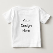 ベビー用白Tシャツ ベビーTシャツ (裏面)