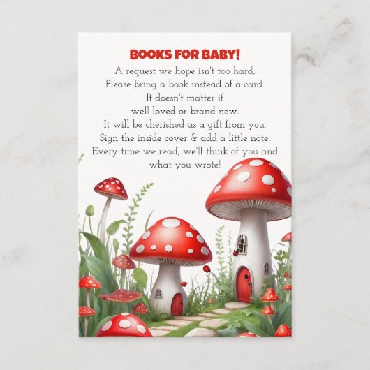 ベビー用真菌ウッドランドブック エンクロージャーカード (正面)