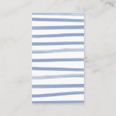 ベビー用野球衣類用ベビシャワーブック 名刺 (裏面)