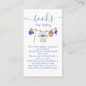 ベビー用野球衣類用ベビシャワーブック 名刺 (正面)