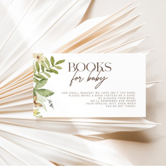 ベビー用野素朴植物書 エンクロージャーカード