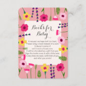 ベビー用開花カラフルフローラ図書におけるベビー エンクロージャーカード (正面)