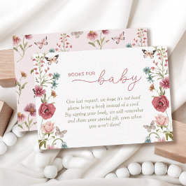 ベビー用開花ワイルドフラワーブックのベビー エンクロージャーカード