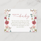 ベビー用開花ワイルドフラワーブックのベビー エンクロージャーカード (正面)