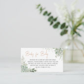 ベビー用開花多汁乳房シャワー本のベビー エンクロージャーカード (スタンド正面)