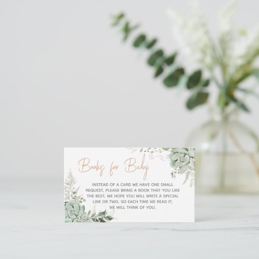 ベビー用開花多汁乳房シャワー本のベビー エンクロージャーカード (スタンド正面)