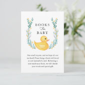 ベビー用Rub-A-Dub-Dubイエローゴムダッキー(アヒルちゃん)書 エンクロージャーカード (スタンド正面)