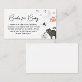 ベビー男女兼用のための小さな本 エンクロージャーカード (正面/裏面)