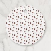 ベビー男女兼用はコーヒーの赤ちゃんシャワーを醸造している フェイバータグ (裏面)