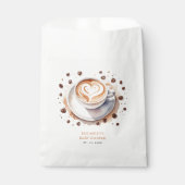 ベビー男女兼用はコーヒーの赤ちゃんシャワーを醸造している フェイバーバッグ (正面)