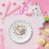 ベビー男女兼用はコーヒーの赤ちゃんシャワーを醸造している ペーパープレート (パーティー)