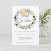 ベビー男女兼用は赤ちゃんシャワーを醸造している 招待状 (スタンド正面)