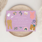 ベビー男女兼用ギフト表示シャワー 招待状